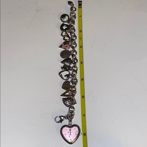 Brighton heart shaped watch and heart charms.